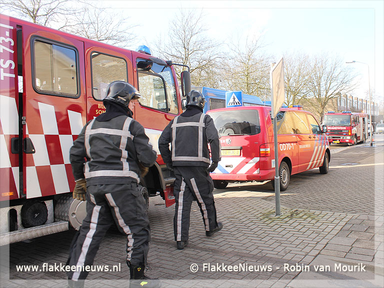 Foto behorende bij Wijkcentrum Middelharnis ontruimd voor binnenbrand